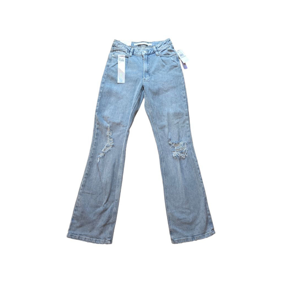 Women's Tinsletown High Rise Flare Jeans Size 1/ 25 Blue - Picture 2 of 8